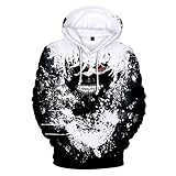 Shadowcolor Tokyo Ghoul 3D Funny and Cool Women/men Hoodie Sweatshirt Hip Hop Sportswear Unisex Size Hoodies 4XL (XL, 3)