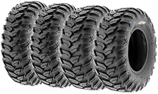 Set of 4 SunF A043 XC Racing ATV UTV Radial Sport Tires 26x9R12 Front & 26x11R12 Rear, 6PR, All-Terrain Off-Road & Track