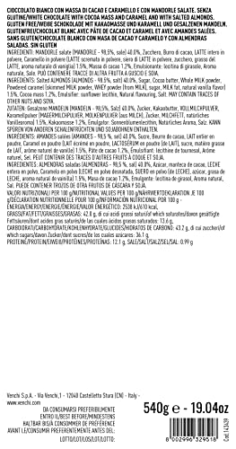 Venchi - Osterei Gran Gourmet Karamell und Mandeln Osterei aus weißer Schokolade mit Kakao, Karamell, gesalzenen Mandeln… – Bild 4