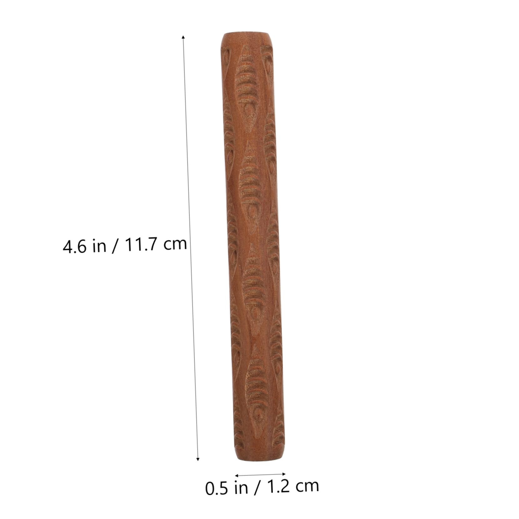 Ciieeo 5pièces Modeler Argile avec Manche Bois Texturé pour Poterie Outils De Modelage Argile à Pâtisserie pour