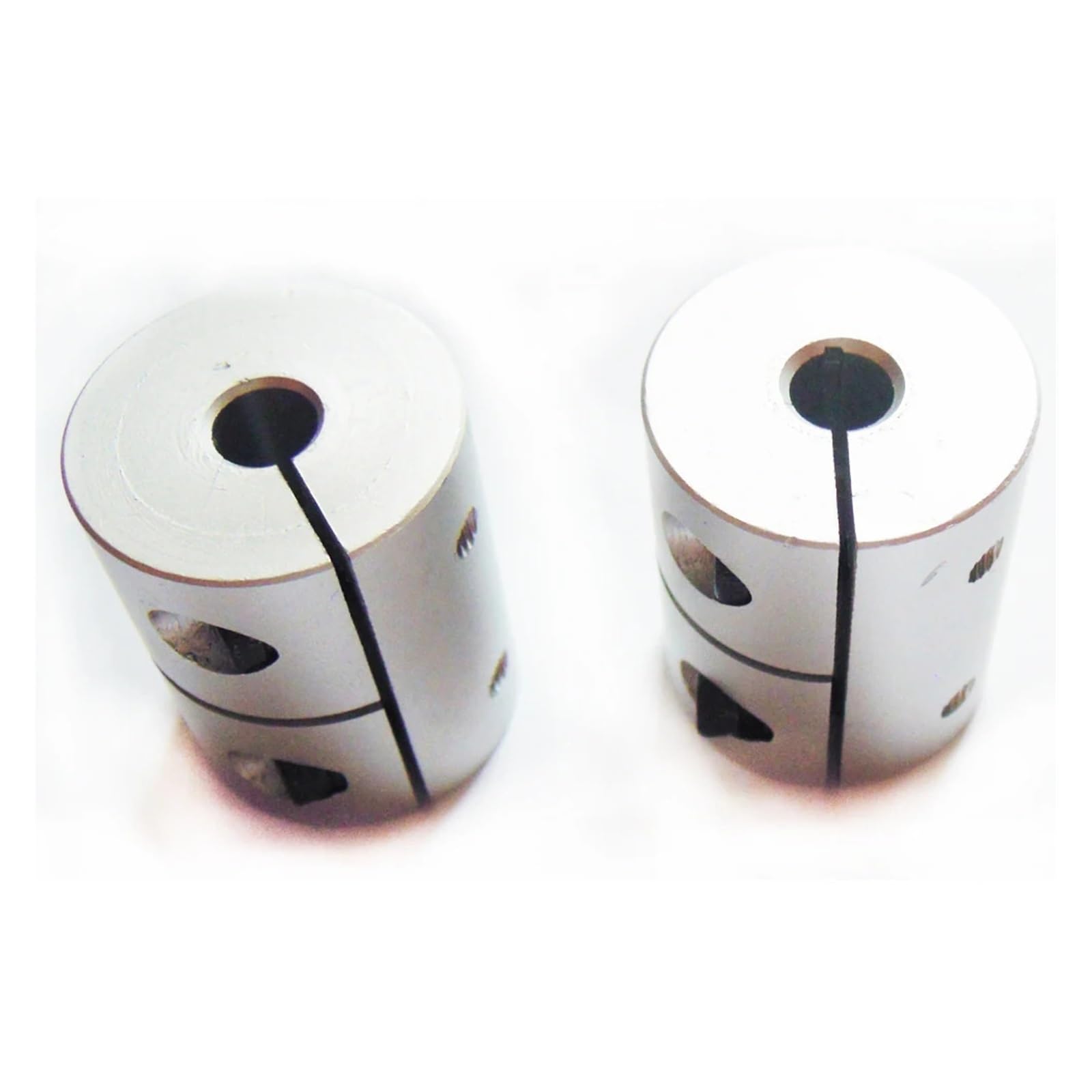 Pince de coupleur d'arbre Rigide, 10 pièces, servomoteur Pas à Pas, pièces d'imprimante 3D 3/4/5/6/6.35/8/10 D20L25 for CR10 Ender-3(6.35 mm to 6.35mm)