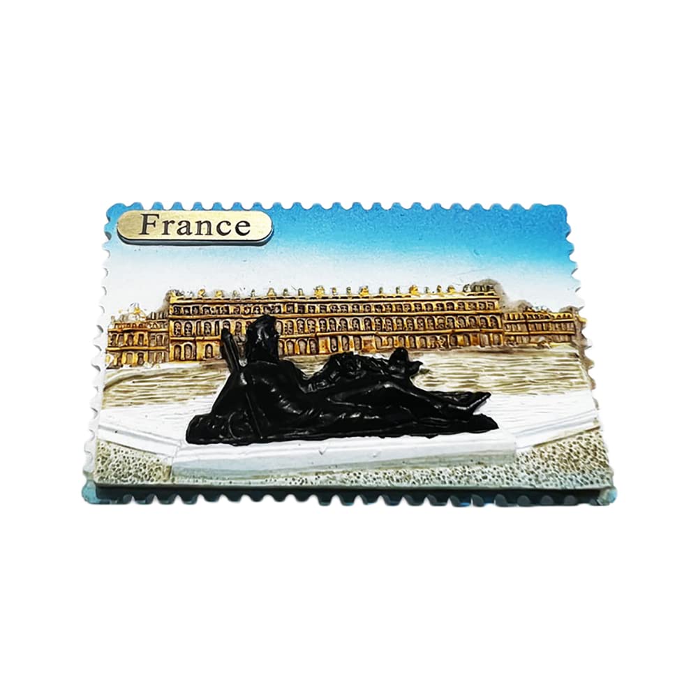 Parigi Francia 3D Versailles Palace - Magnete da frigorifero per souvenir in resina, realizzato a mano, per frigorifero Versailles, collezione di decorazioni per la casa e la cucina