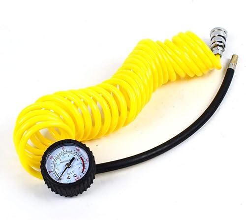 Miniatura 9 de Compresor de aire portátil 12 V 480 W 150 PSI resistente doble cilindro manguera de aire bomba de aire inflador de neumáticos para cochebicicleta y