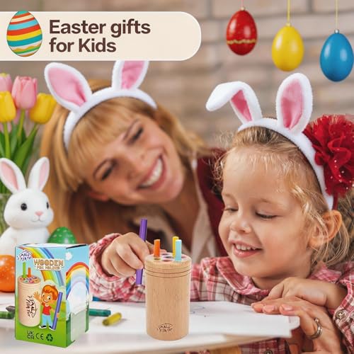 Image of Montessori Toys for Toddlers 1-3: Wooden Learning Color Sorting Toys for Toddlers, Preschool Fine Motor Developmental Sensory Travel Toys, Busy Board for 18 month old, Baby Birthday Gifts Boys Girls