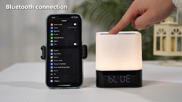 未聴 Lights & Motion Reanimation ポストロック LP Amazon.com: Gallstep Night Lights Bluetooth Speaker, Alarm Clock