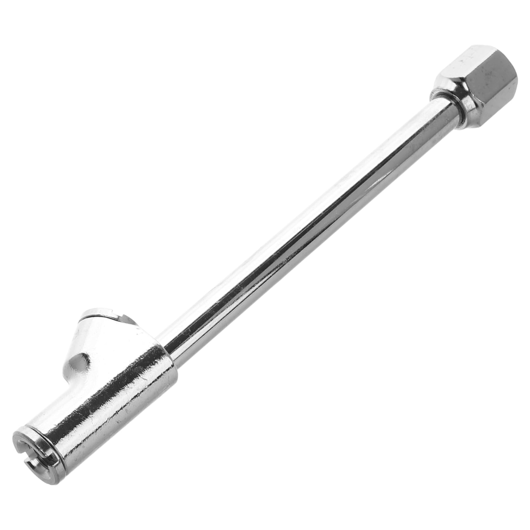OUNONA Tire Inflator Nozzle Way Connection Tire Chuck for Car and Bike Straight Air Chuck Accessory for Tire Inflator Gauge and Air Compressor Durable and Efficient Air Fill Rod