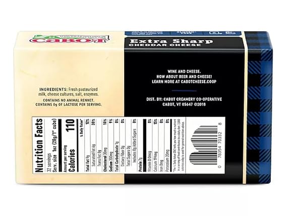 Extra Sharp Cheddar Cheese 2 lbs.