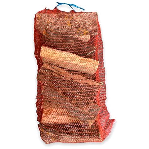 KASABONA Premium Hardwood Firewood Kiln Dried Logs Natural Firelog 9KG Approx Dry Clean Wood for Fire Starting Open Fires Stoves Camping Pizza Ovens Firepits Cover