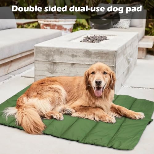 Gohytal Hundedecke Waschbares, 110 x 68cm Hundematte Komfort und Weiches Wasserdichtes Hundebett, Hundekissen für Reise Camping Outdoor Hundematte für Kleine, Mittelgroße Hunde