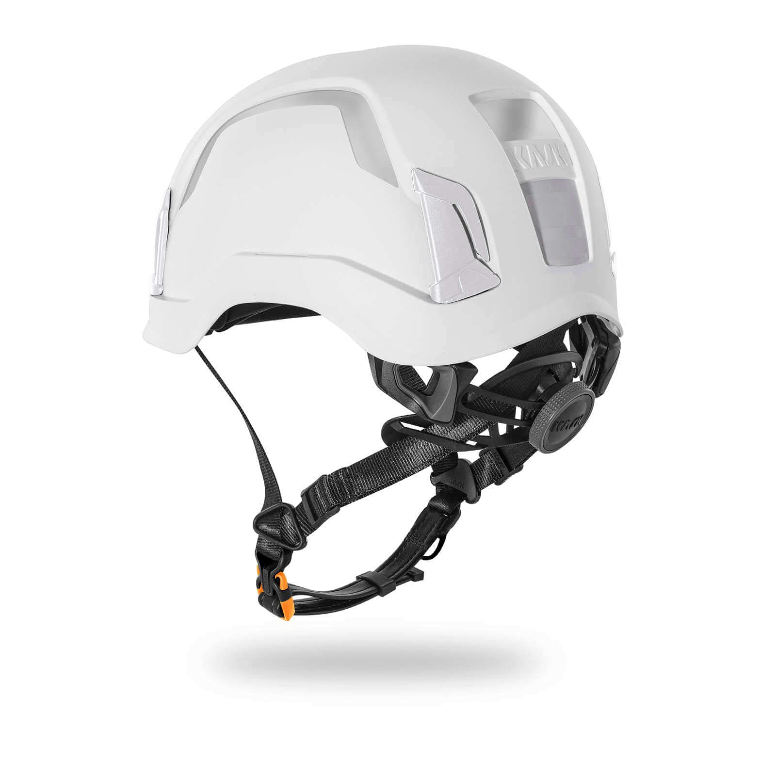 KASK Zenith X Hi-Viz - Casco de construcción fluorescente, casco de escalada, casco de trabajo, rueda giratoria, EN397, EN50365, EN12492, color: amarillo fluorescente