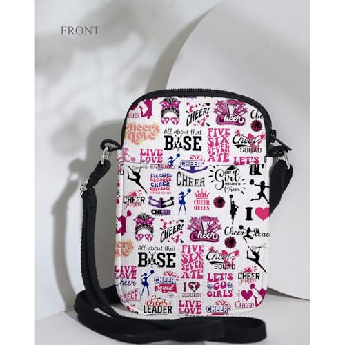 MAOFAED Cheerleader Gift, Cheerleading Crossbody Bag, Cheer Gift, Cheer Team Gift, Cheer Season Gift, Senior Cheerleader Gift3