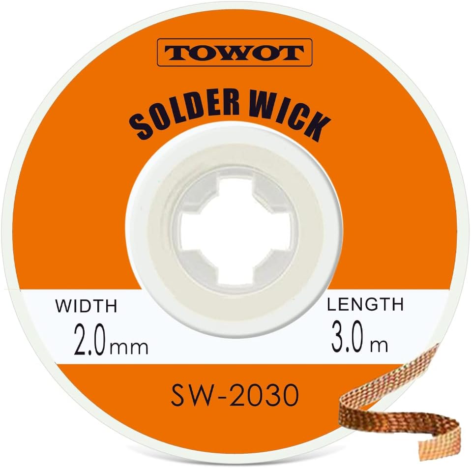TOWOT Solder Wick, Desoldering Wick Used to Remove The Solder and