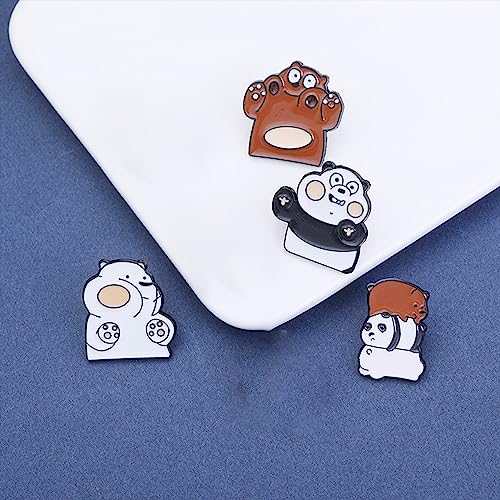 Image of Cute Enamel Pins Cartoon Lapel Pin Brooch Badge for Backpack Jackets Funny Tiger Pins for Gift Anime Enamel Pin for Clothing Hat Decoration