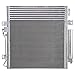 TRQ Air Conditioning A/C Condenser Compatible with 2007-2011 Dodge Nitro 2008-2012 Jeep Liberty