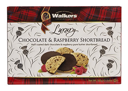 WALKERS Shortbread Chocolate Raspberry, 160 GR