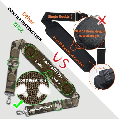 Image of ZINZ Bag Shoulder Strap, Padded Adjustable Shoulder Strap Replacement
