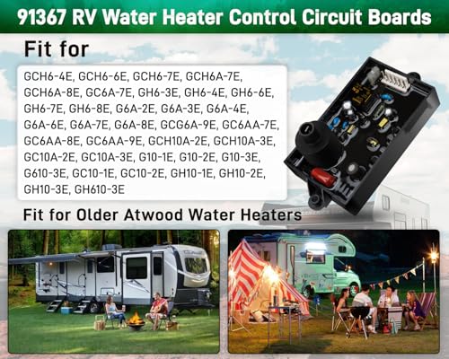 Image of 91367 Replacement for Atwood RV Water Heaters Control Circuit Board Kit Fits for Atwood G6A-6E G6A-7E G6A-8E G10-1E GCH6-6E GC6A-7E Replace 93865