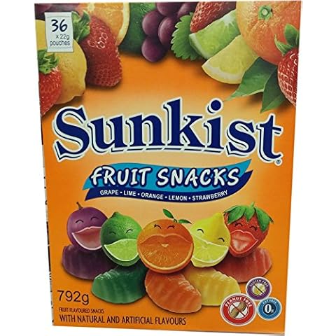 Sunkist Gluten Free Fruit Snacks Assorted Flavour (792g/28 oz) (Imported from Canada) Cover