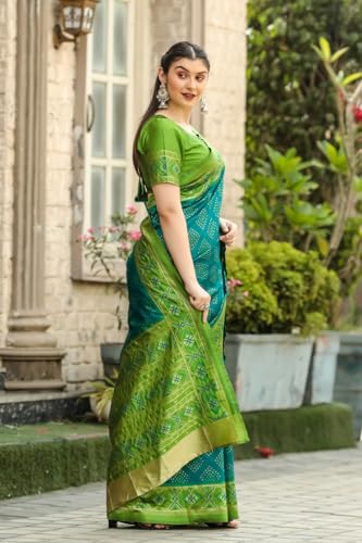 Leriya-Fashion-Kanchipuram-Cotton-Party-Wear-for-Women-Silk-Banarasi-Saree