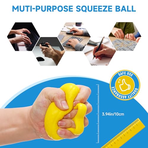 Fanwer Finger Exerciser Hand Squeeze Ball, Hand Grip Strength Trainer Build Hand, Finger and Wrist Strength, Finger Extension Exerciser for Rehab, Arthritis, Carpal Tunnel - Image 5