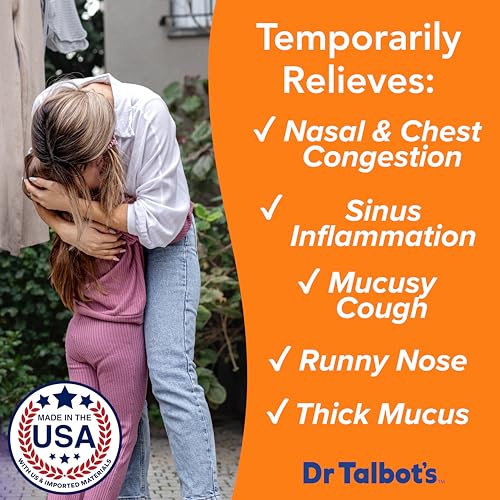 Image of Dr. Talbot's Infant Mucus and Cold Relief with Cell Salts - 4 fl oz - Naturally Inspired Kids Cold Medicine - Grape Juice Flavor - Includes Syringe