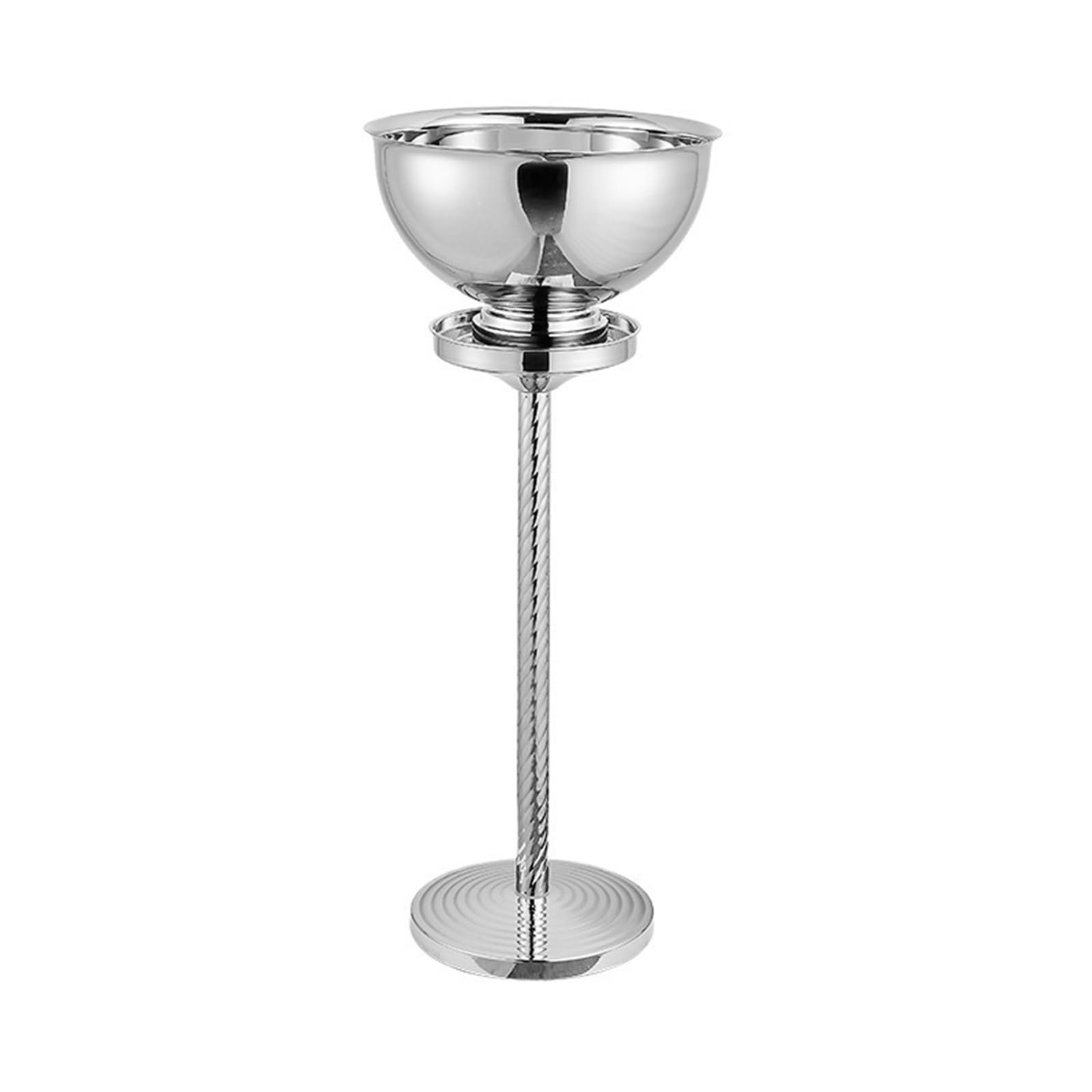 Lijiaxiuyc-101 ice bucket Luxury Ice Bucket Floor-standing Wine For Home Bar, Chilling Beer, Champagne And champagne bucket(Silver)