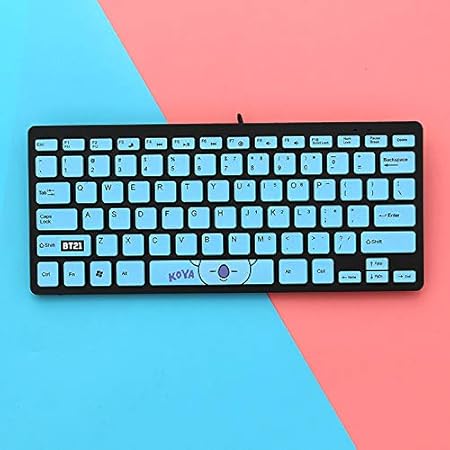 Amazon Co Jp 防弾少年団 ミニエレコム キーボード ゲーミングキーボード Usb有線 フルキーボード かわいい 仕事用 ゲーム用 人気韓流グッズ 応援グッズ人気 お祝い プレゼント A パソコン 周辺機器