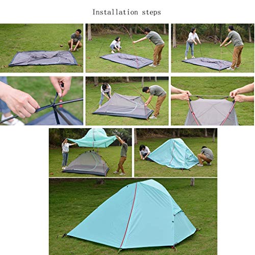 Carpa para una persona ultraligera impermeable para camping miniatura 7