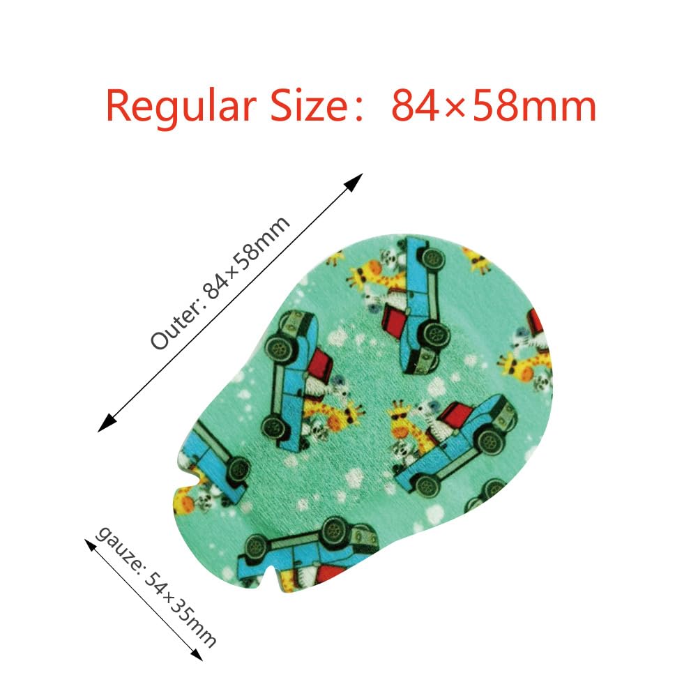 Selbstklebende Augenklappen für Kinder, 66/bx, Reg-Größe, 5 Autos Design | Klebebandagen für Amblyopie, atmungsaktiv, Lichtblock, einzeln verpackt, keine klebrigen Rückstände, Belohnungsposter