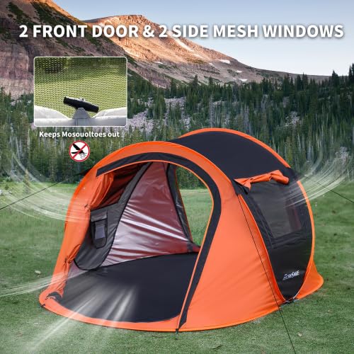 Carpa Pop Up para Camping 2 Personas Ligera Portátil miniatura 6