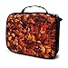 Produktbild Maple Leaves Music Art Tragbare kosmetische Kulturbeutel Reise Make-up Beutel wasserdichte hängende Organizer Tasche für Frauen Mädchen