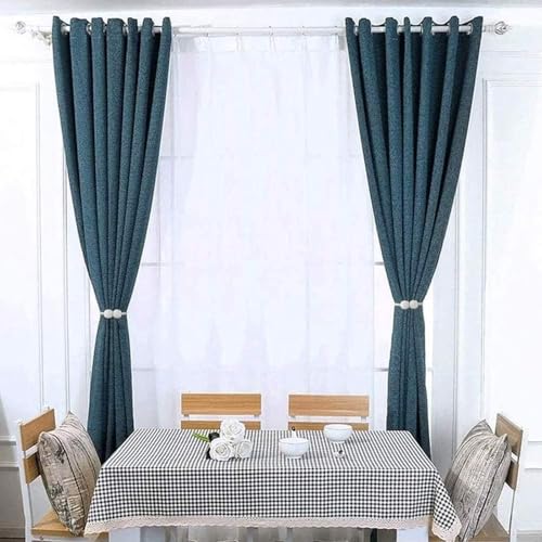 Image of TIED RIBBONS Set of 2 Handmade Magnetic Curtain Tiebacks Magnetic (Grey, 17 Inch) - Curtain Tie Backs Rope Outdoor Treatment Holdbacks Curtain Holders for Drapes Window Sheer Drapes Outdoor Indoor