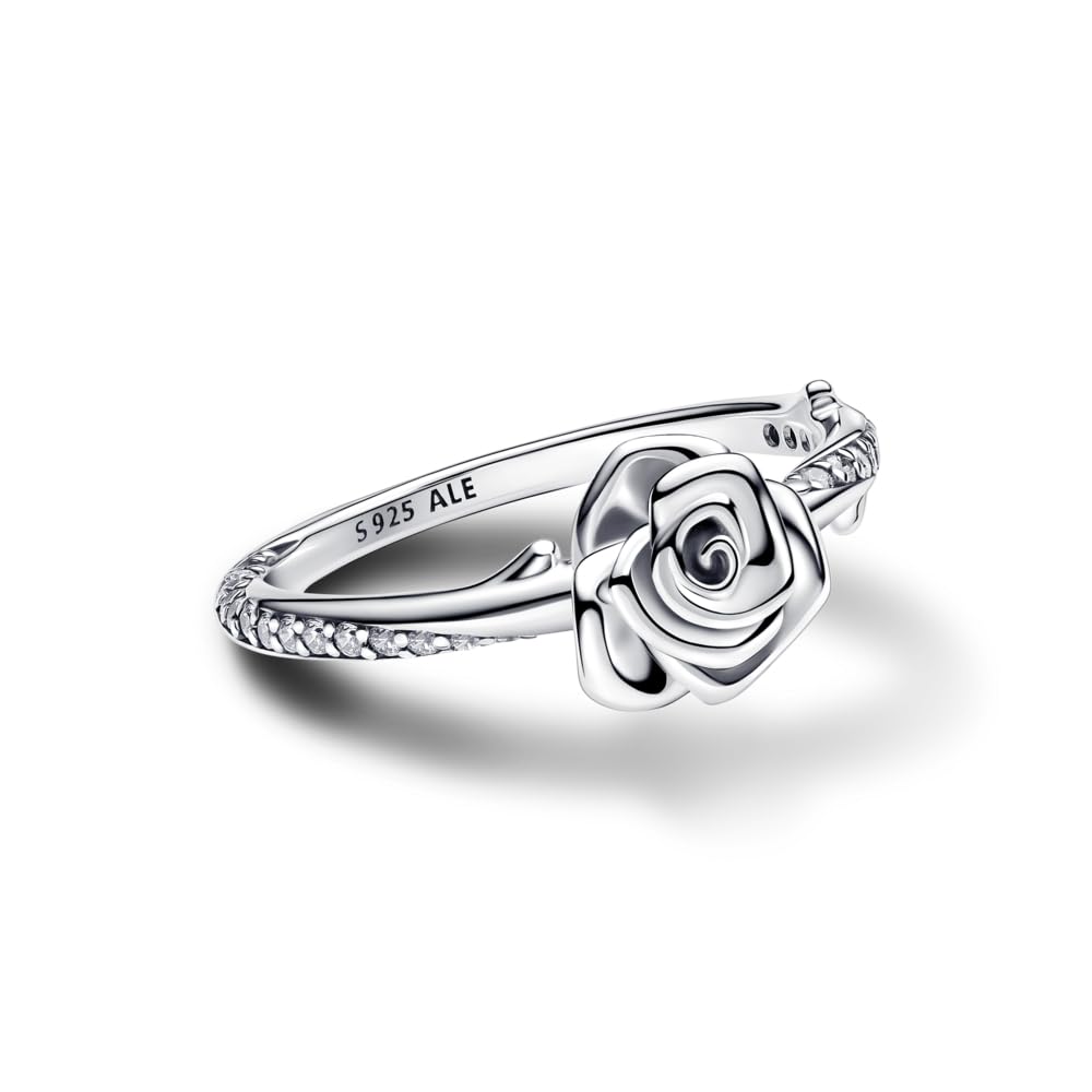 Pandora Moments Ring Rose, Sterlingsilber, mit klarem Cubic Zirkonia