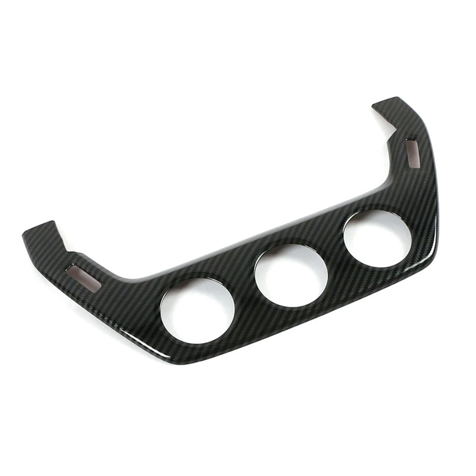 for Toyota for Corolla E210 2019-2024 Hybrid ABS Carbon Car Navigation Strip Cover Trim Frame Case Sticker Center Console Trim(B Carbon Fiber)