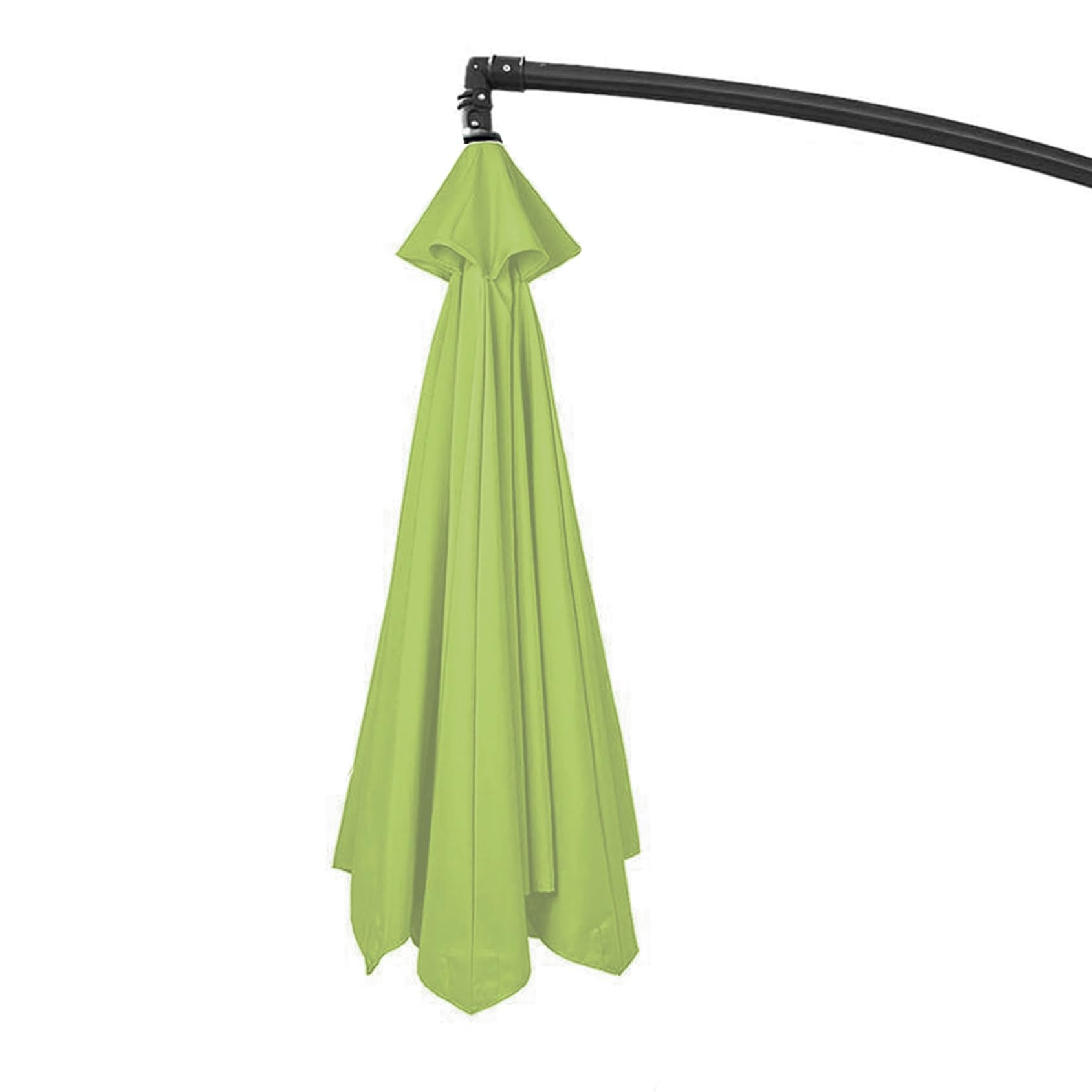 200CM/2.7M/300CM + 6 Arms/8 Arms Patio Umbrella Replacement Cloth Canopy Cover Waterproof Replacement Parasol Fabric Cover (Polyester)(Color:Grass green,Size:8 ribs-2.7m(8.8ft)) โ image 1