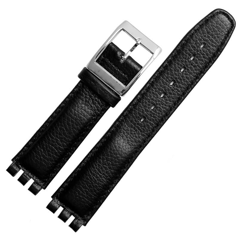 Bracelet de montre en cuir de rechange 17mm pour réparer Swatch YRS