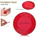 Leitee 500 Pcs Red Plastic Poker Chips Bulk 1.5 Inch Mini Bingo Chips Tokens Markers Blank Casino Counting Discs Learning Math Counters for Adults Interlocking Game Counting Reward Card