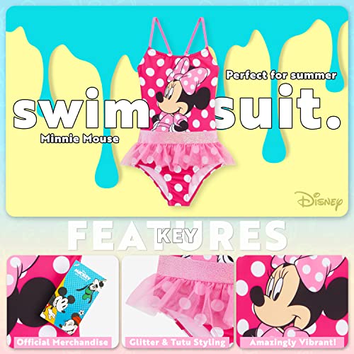 Disney Girls One Piece Swimsuit Comfortable Stretchy Swimsuit - Girls Gifts3