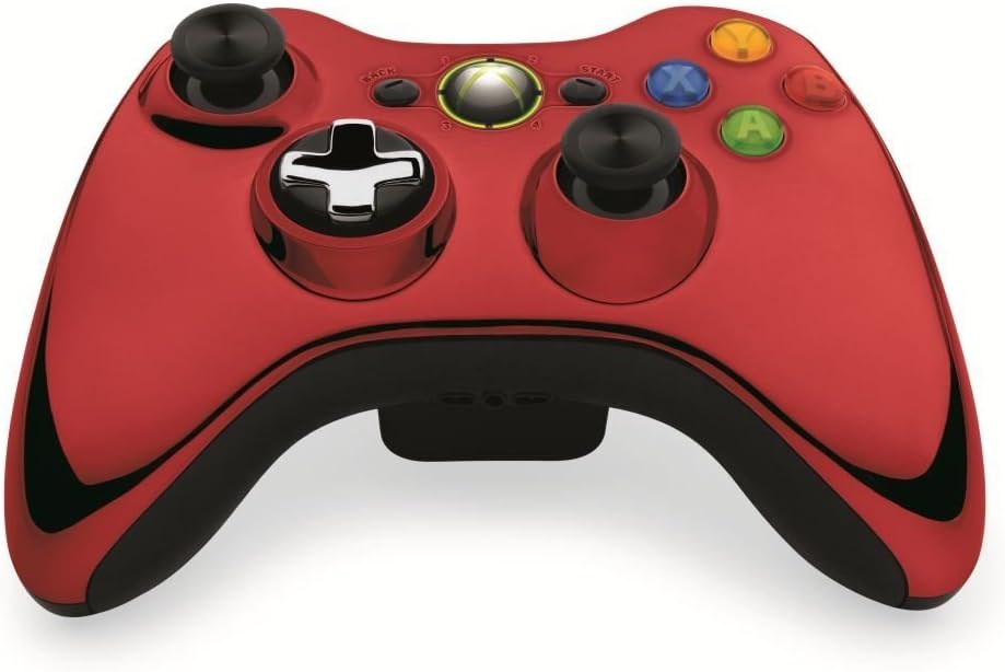 Xbox 360 Chrome Series Limited Edition Wireless Controller - Red
