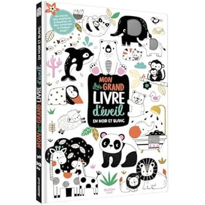 Mon tr&egrave;s grand livre d'&eacute;veil en noir et blanc