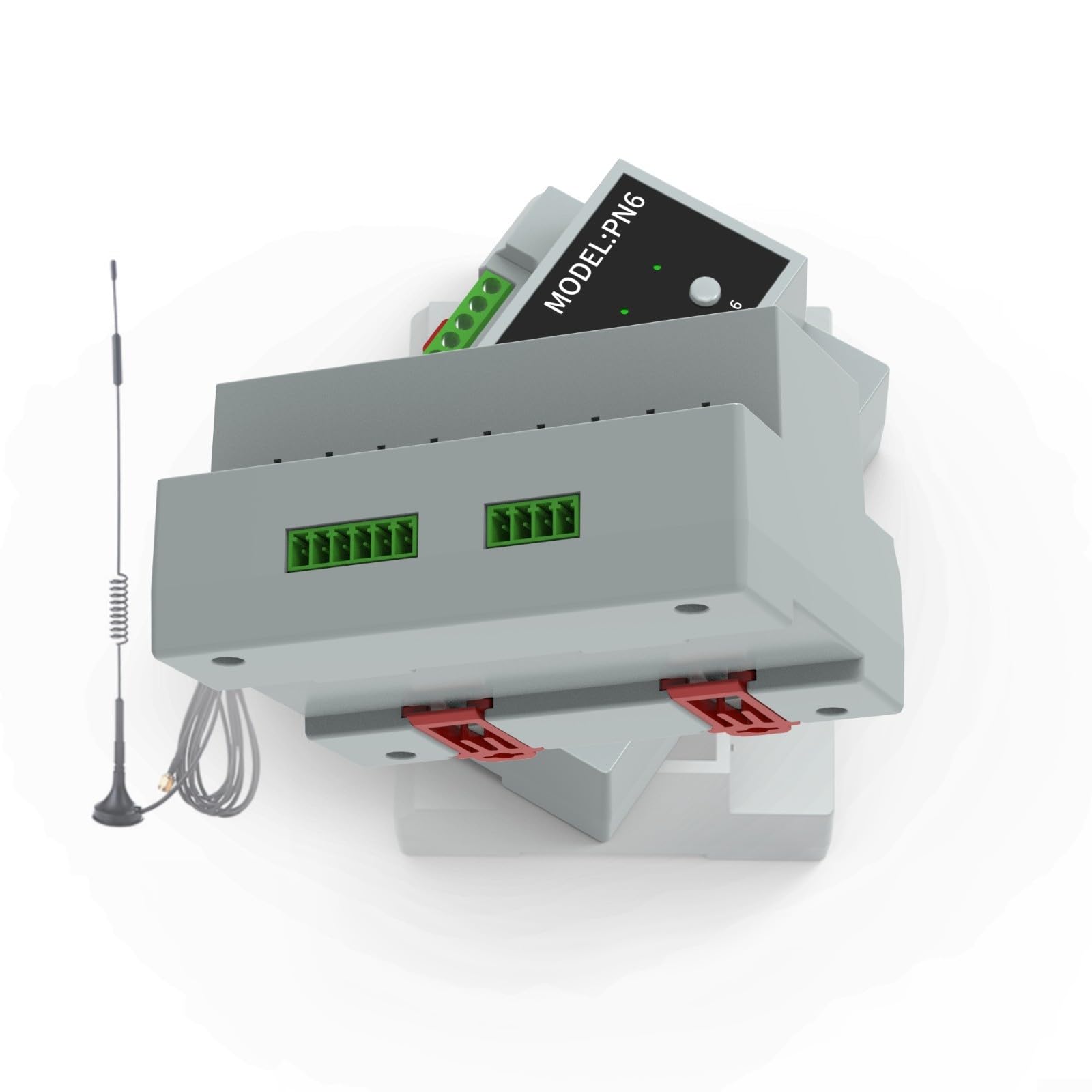 Modulo relè WiFi compatibile a 6 canali, interruttore intelligente 16A con override manuale e interfacce personalizzabili per il controllo degli elettrodomestici (antenna wifi Ex)
