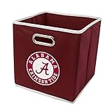 Franklin Sports NCAA Alabama Crimson Tide Collapsible Storage Bin - Made to Fit Storage Bin Shelf...