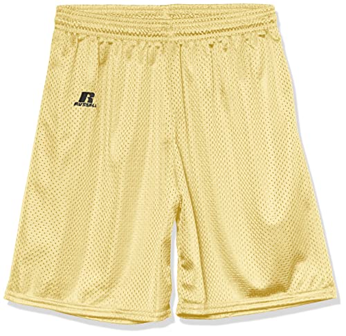 Russell Athletic Boy's 8-20 Youth Mesh Short, GT Gold, X-Large
