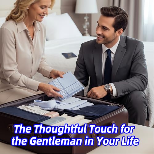 Image of 100% Pure Cotton Handkerchiefs for Men - nearly 16x16 Inch, Classic Style, Aggressively Absorbing & Machine Washable, 4 Floral Design x 3 Colors Each -12 Pcs Premium Pocket Squares for Men