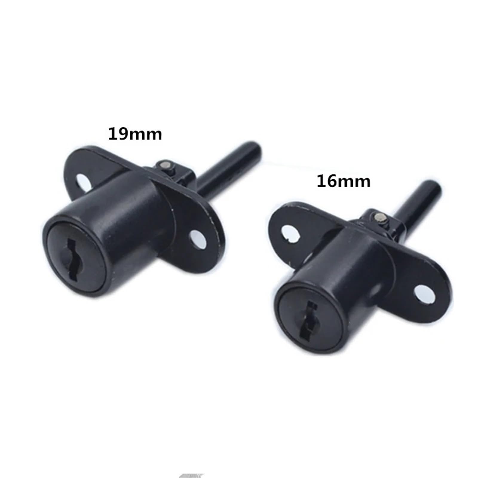 Zamek do szuflady 16/19 mm z innym kluczem do skrzynki na listy skrzynka narzędziowa z 2 kluczami Sprzęt meblowy MMS353 1 szt. (NO 04)