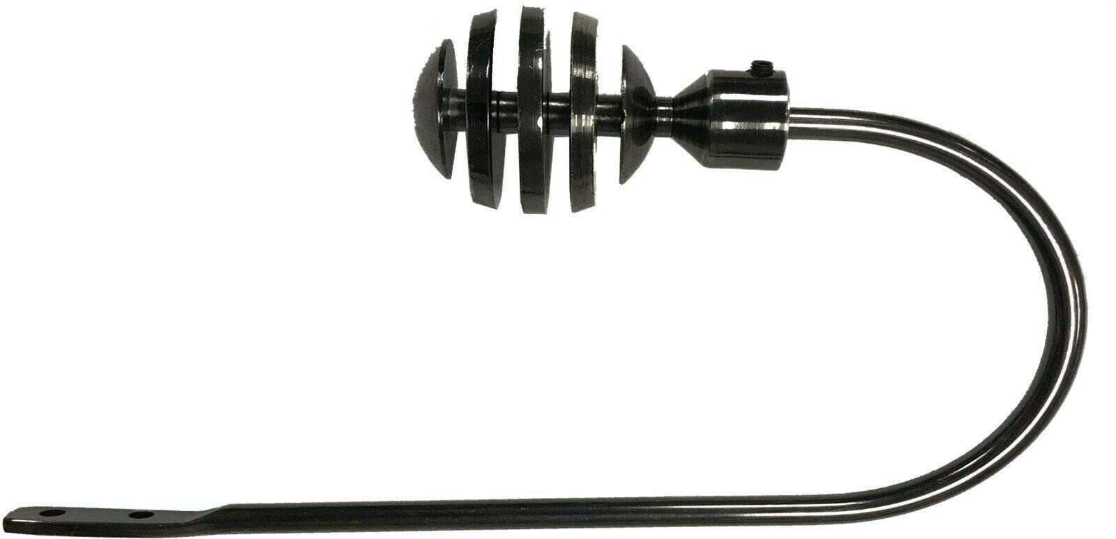 Kestral Urban Ball Black Nickel Curtain Holdbacks Pair Tiebacks Different Sizes & Styles Premium Quality,