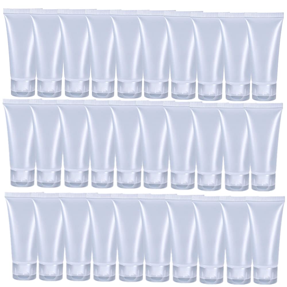 12 Tubes Rechargeables 30 Ml + Seringues – Parfaits Pour Voyages – Gel Douche, Shampoing, Cosmétiques