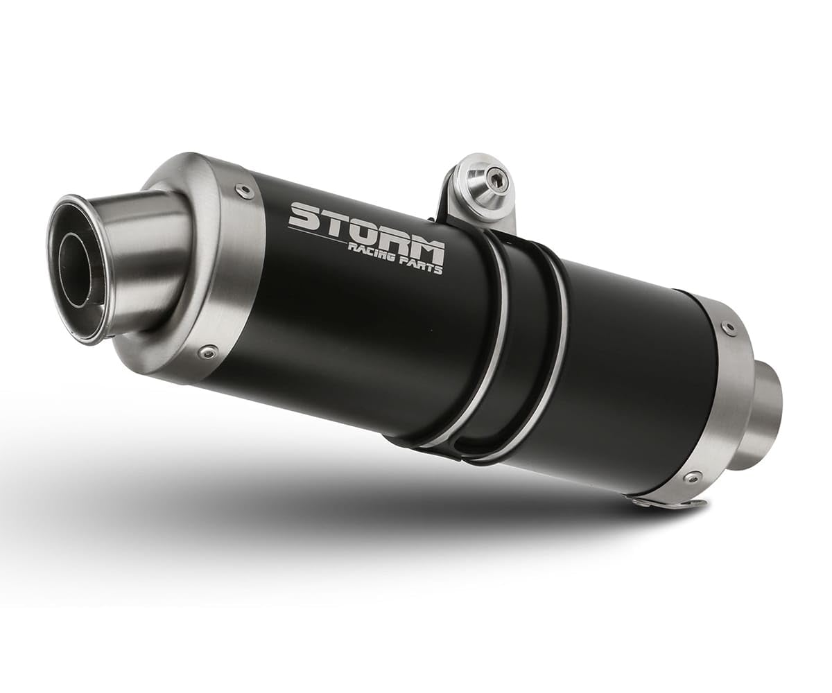 Scarico Moto Storm by Mivv Gp Nero acciaio inox Compatibile Con Honda X-adv 750 2017 > 2026