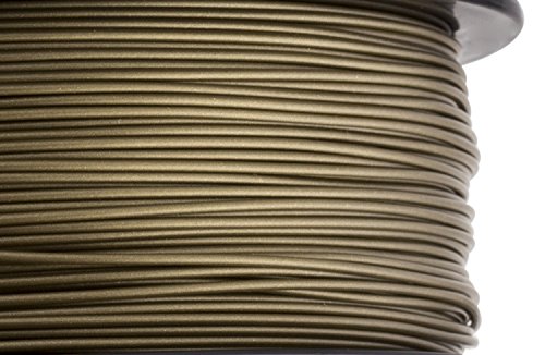 Image of HATCHBOX 1.75mm Bronze PLA 3D Printer Filament, 1 KG Spool, Dimensional Accuracy + /- 0.03 mm, 3D Printing Filament