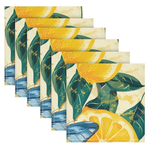 Set de 6 Servilletas de Tela ALAZA 50.8x50.8 cm miniatura 6